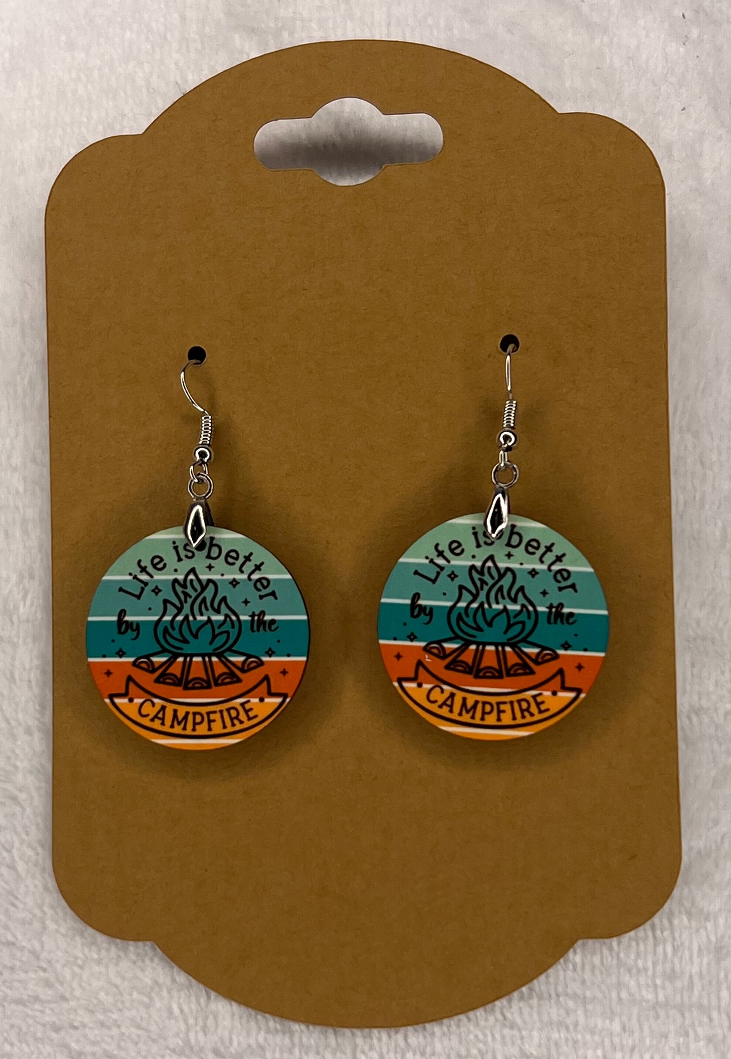 Camp Life - Round Earrings