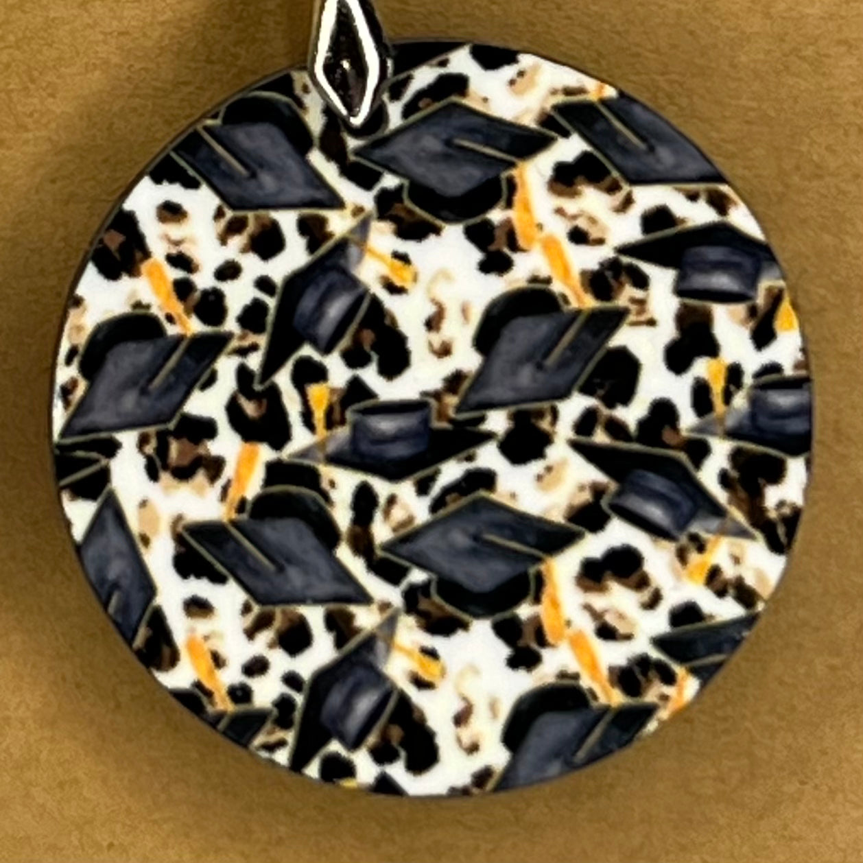 Graduation Round Earrings