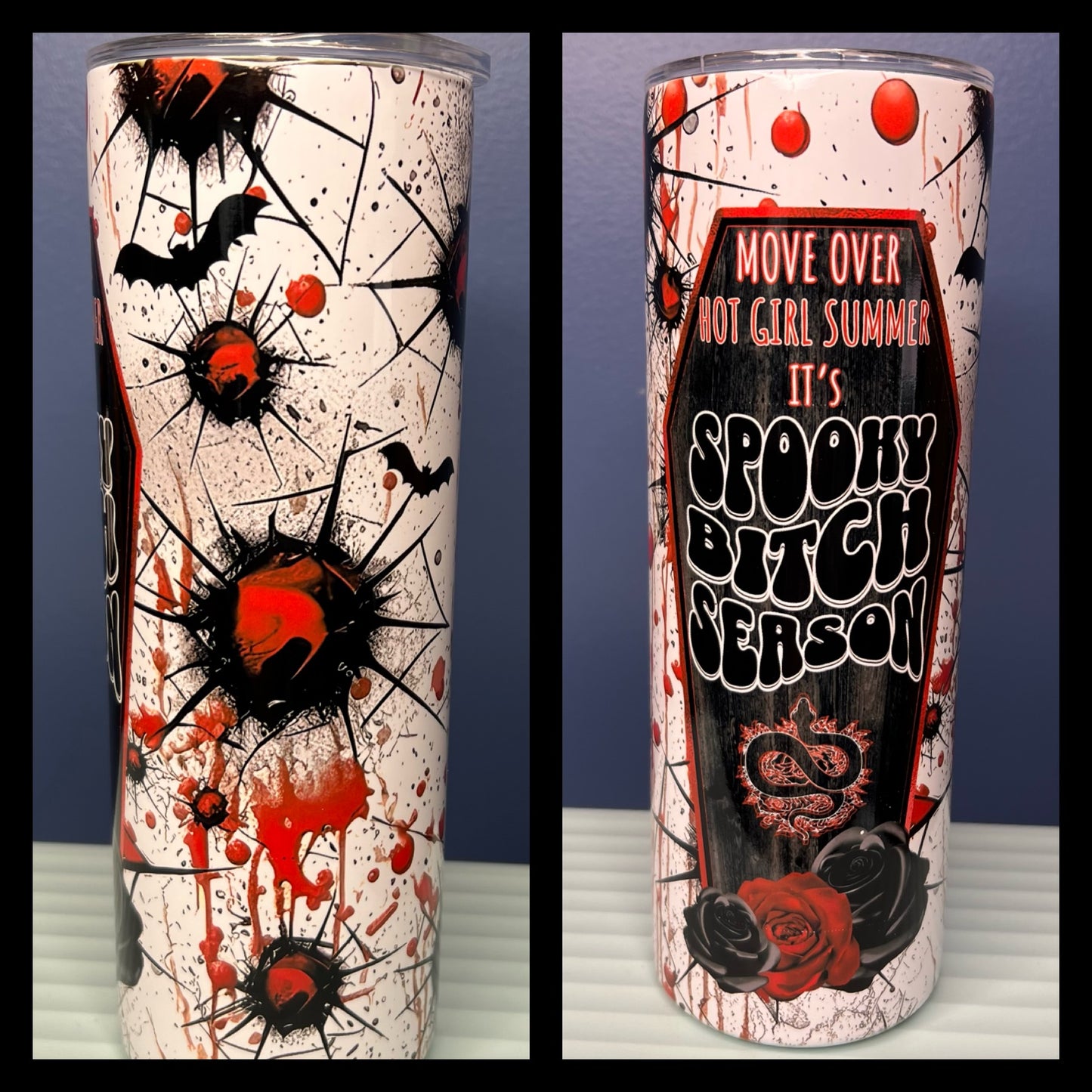 Move Over Hot Girl Summer it's Spooky B^%$# Season Tumbler