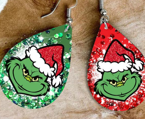 Grinch 4 Earrings