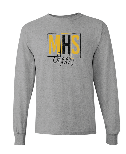 MHS CHEER - Long Sleeve T - Design A