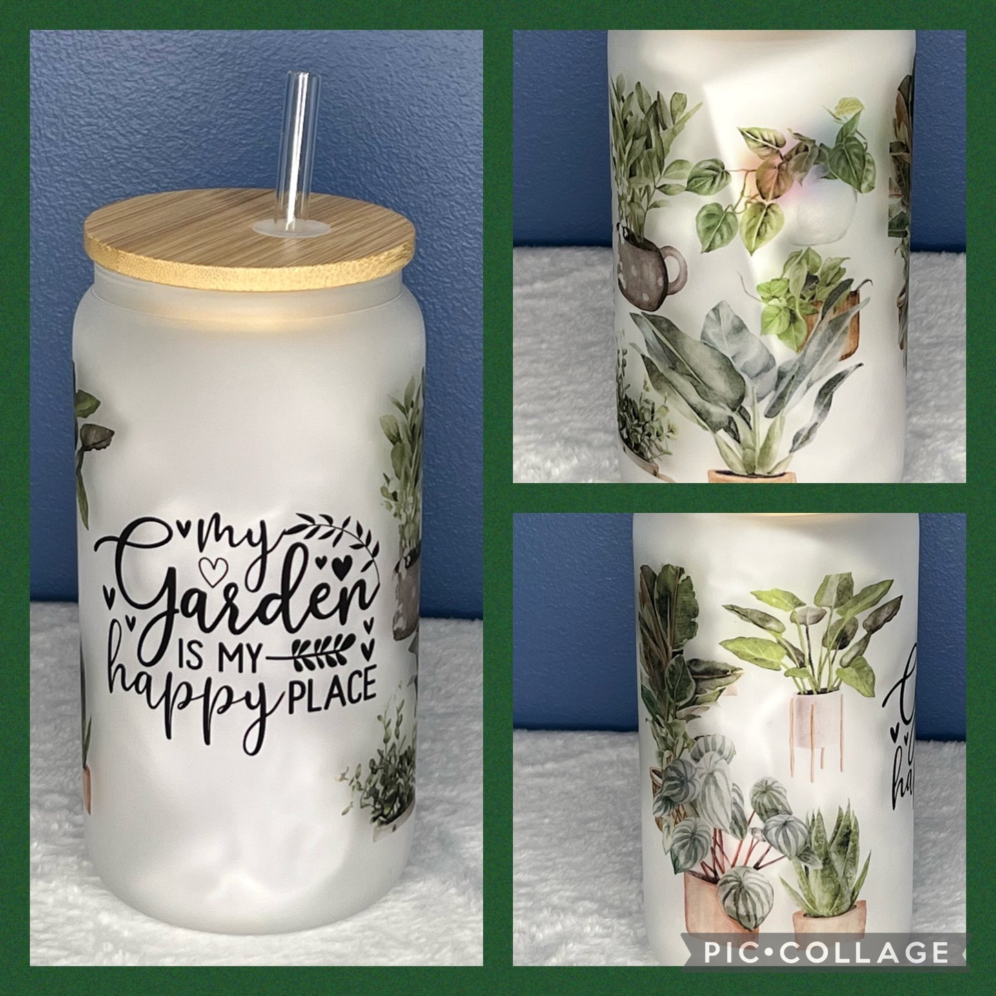 My Garden is my Happy Place Jar