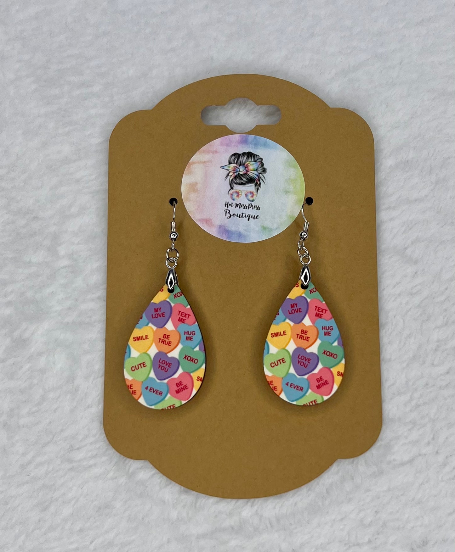 Conversation Heart Earrings