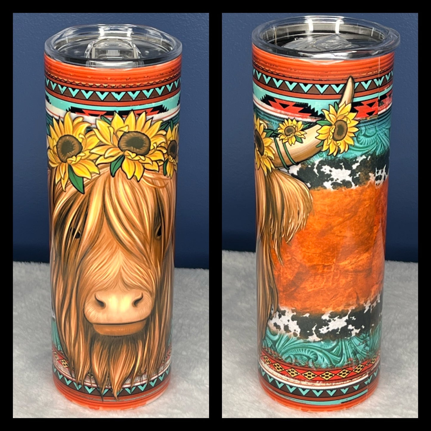 Sunflower Highland Tumbler