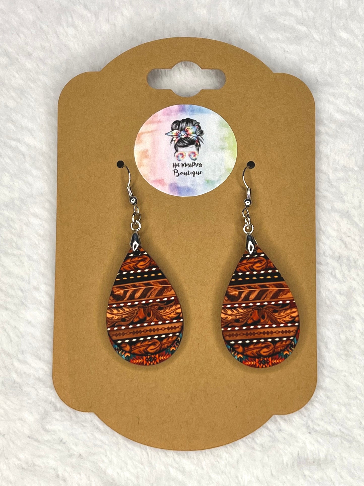 Western Aztec Earrings