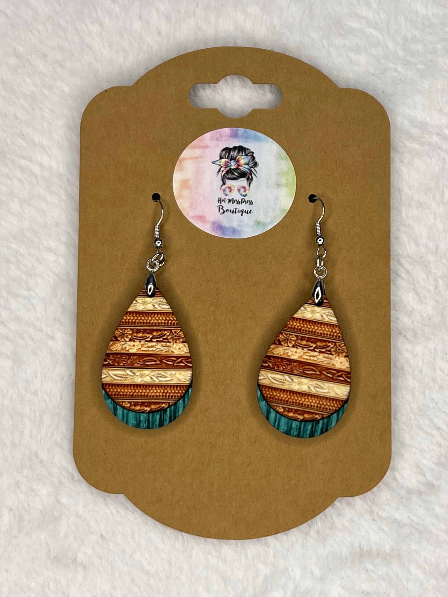 Light Western Turquoise Earrings