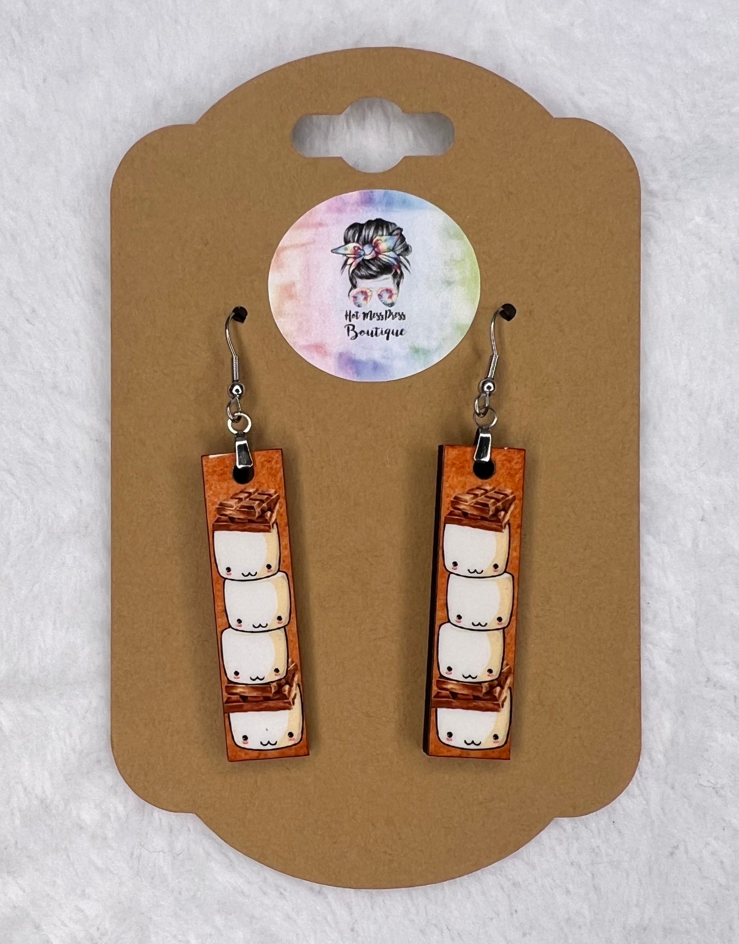 Smores - Bar Earrings