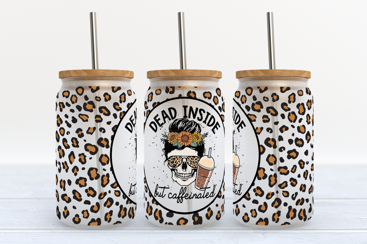 Dead Inside but Caffeinated Jar