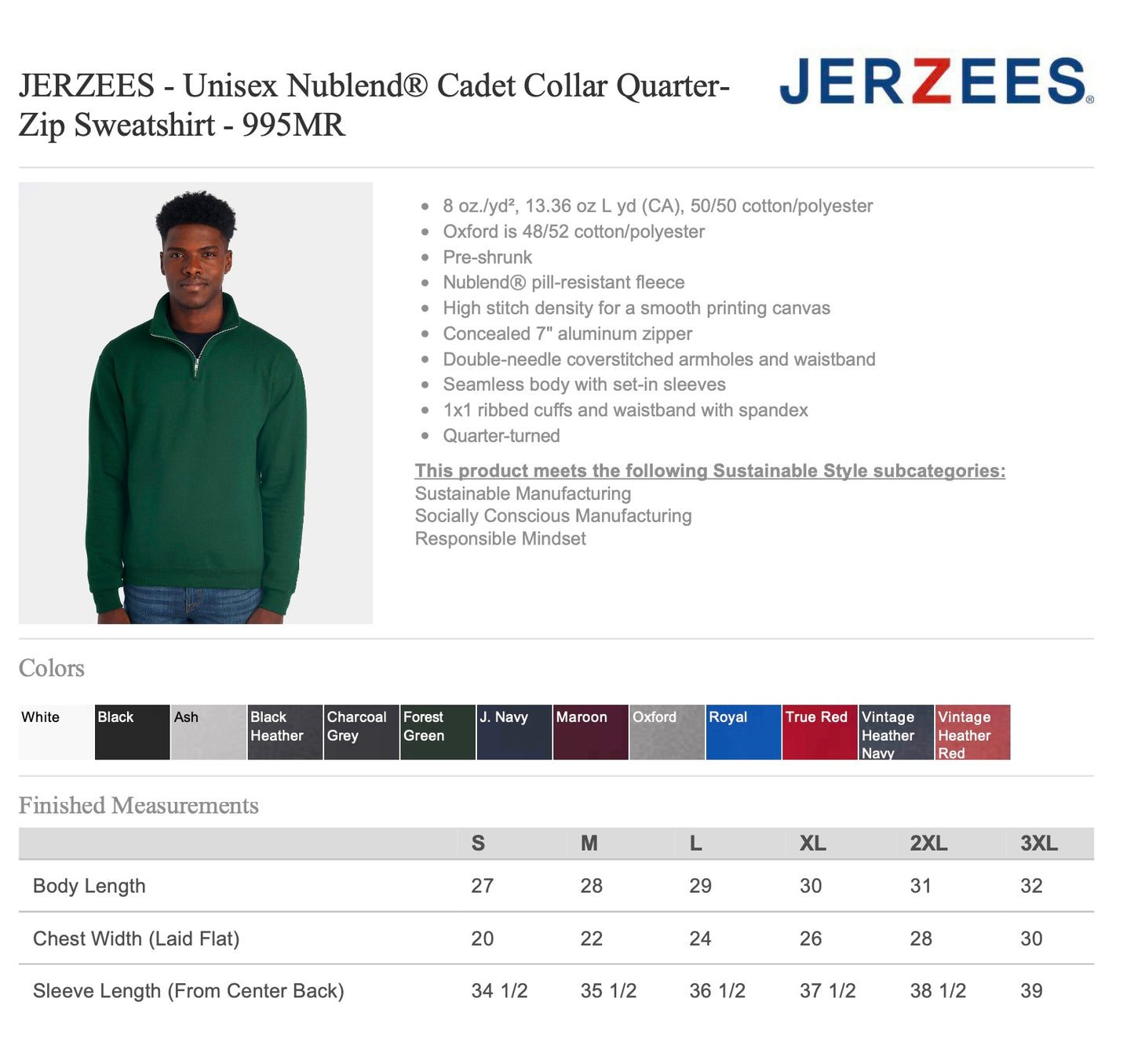 SLG CHEER 25 - Unisex 1/4 Zip - Adult ONLY