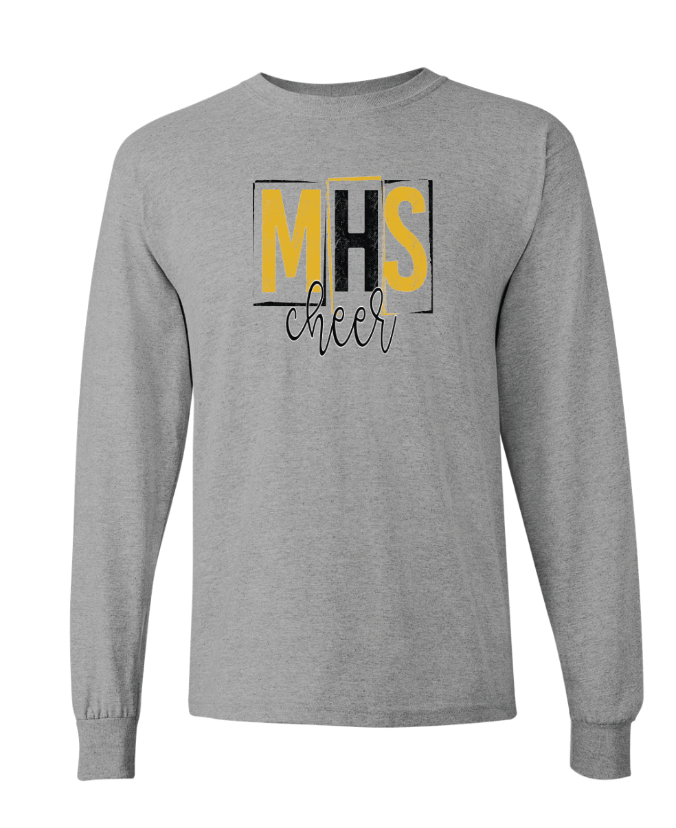 MHS CHEER -  Long Sleeve T - Design A