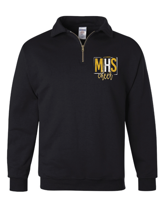 MHS CHEER - Unisex 1/4 Zip - Design A (Adult ONLY)